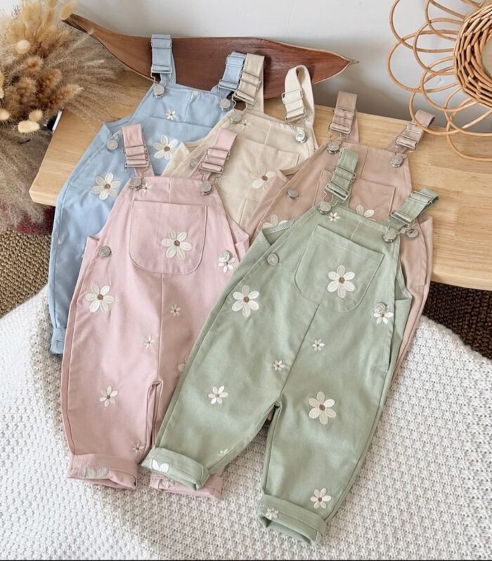 lilitha – girls floral sleeveless jumpsuit