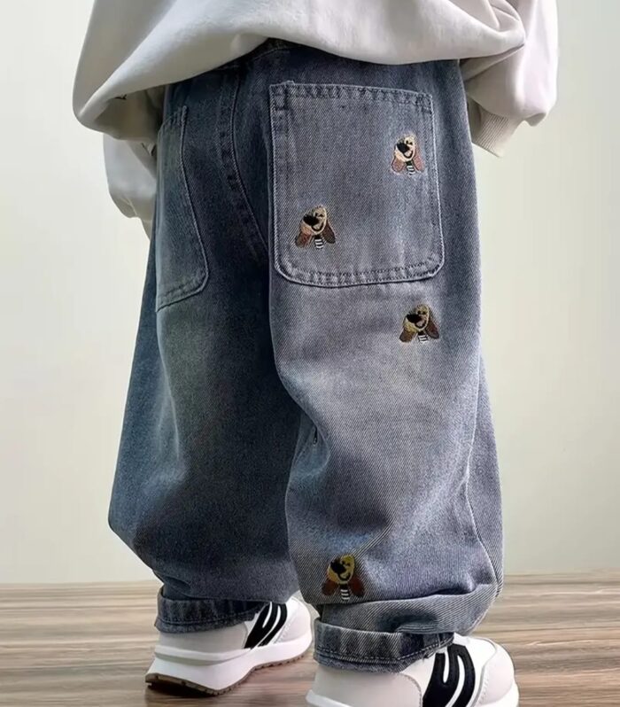 KHUMO – Boy Casual Straight-Leg Fashionable Pants