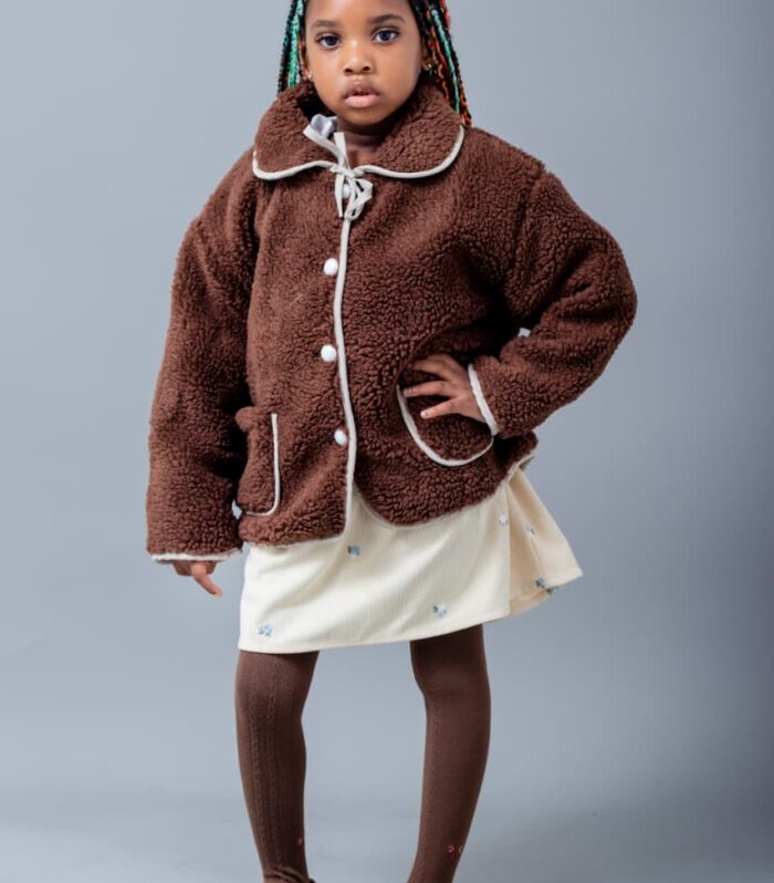 Sinothile-Autumn/Winter Lamb Fur Girls Jackets